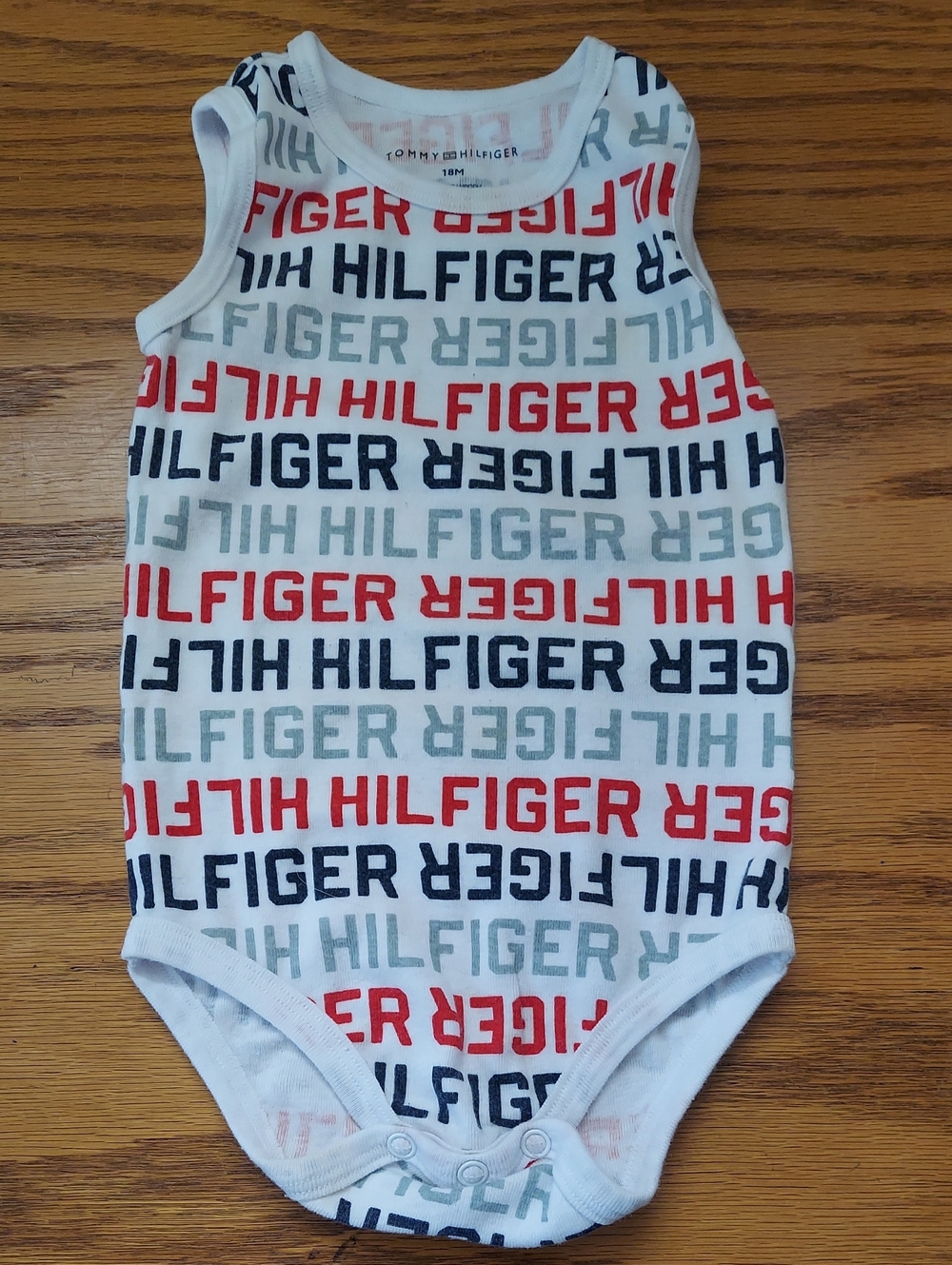 Tommy Hilfiger baby Sleeveless bodysuit Sz 18M